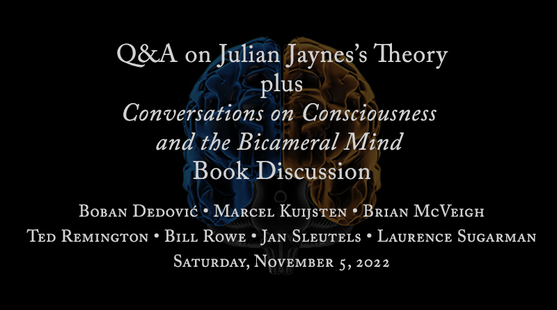 Q&A on Julian Jaynes Theory