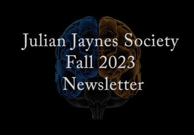 Julian Jaynes Society Fall 2023 Newsletter
