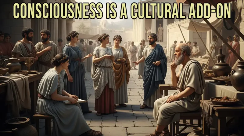 Consciousness Is a Cultural Add-on